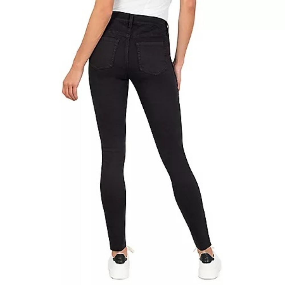 Joie Women's High Rise Park Zip Pocket Black Skinny Cargo Jeans NWT - Picture 2 of 3